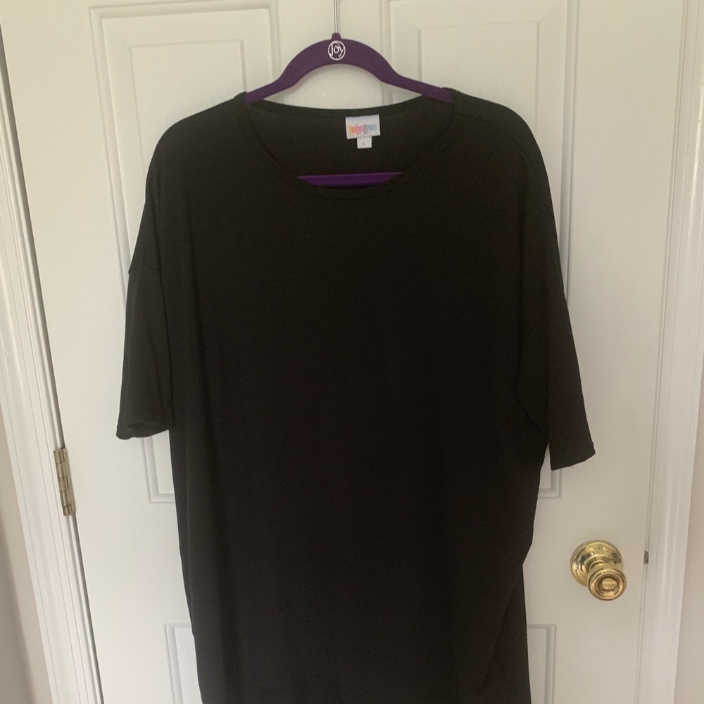 LuLaRoe Solid Black Irma Tunic